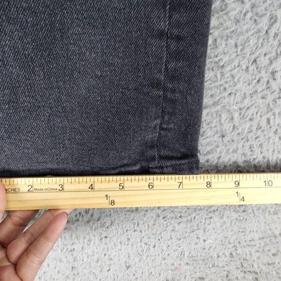 Madewell Jeans Womens 27 Black Stretch Mid Rise Cali Demi Boot - Picture 7 of 13